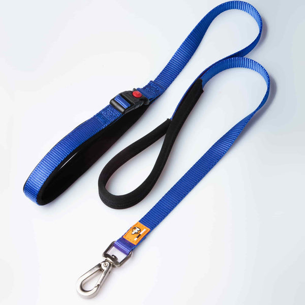 Canny Lead Connect blue with lockable buckle - designed to train your dog with the Canny Collar