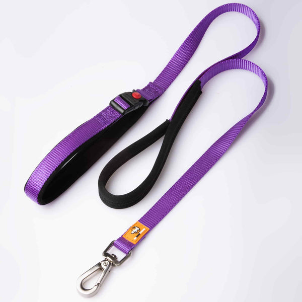 Canny Lead Connect purple with lockable buckle - designed to train your dog with the Canny Collar